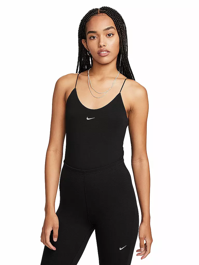 NIKE | Damen Top Sportswear Chill Knit | schwarz