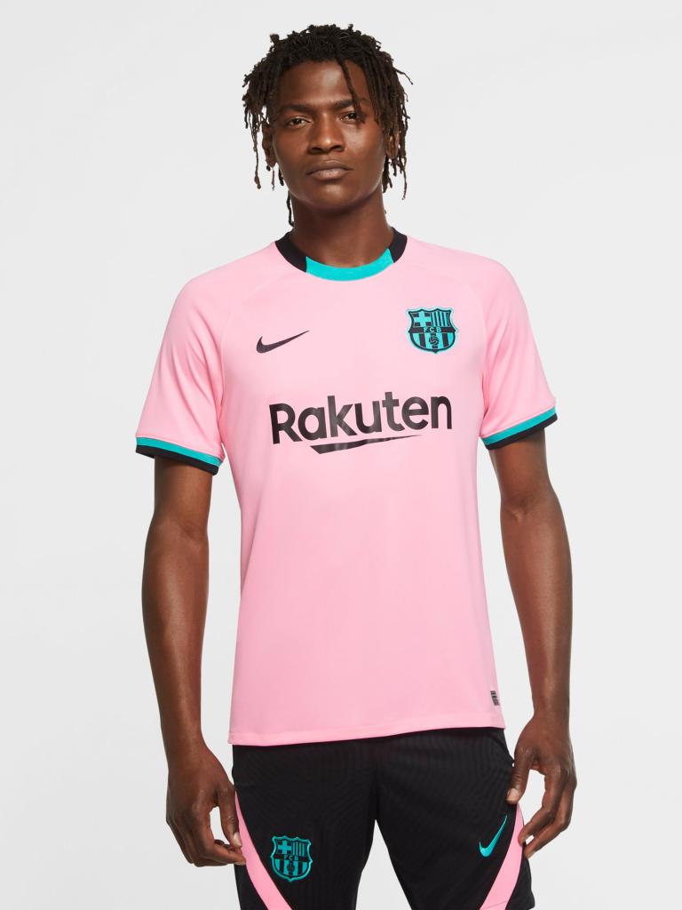 NIKE Herren 3.Trikot FC Barcelona Stadium 20/21 rosa | S