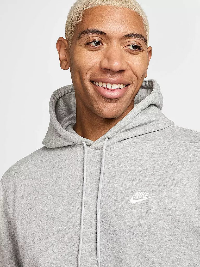 NIKE | Herren Hoodie NK Club French Terry | grau