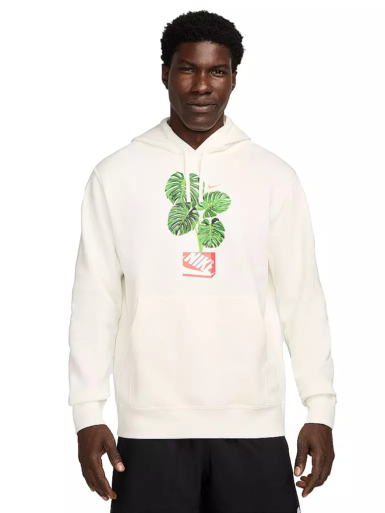 NIKE | Herren Hoodie NSW Club Print | creme