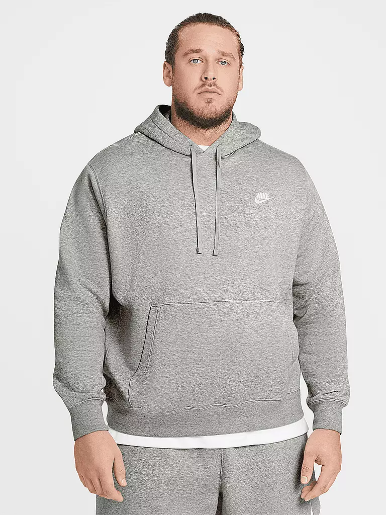 NIKE | Herren Hoodie Sportswear Club Fleece  | grau