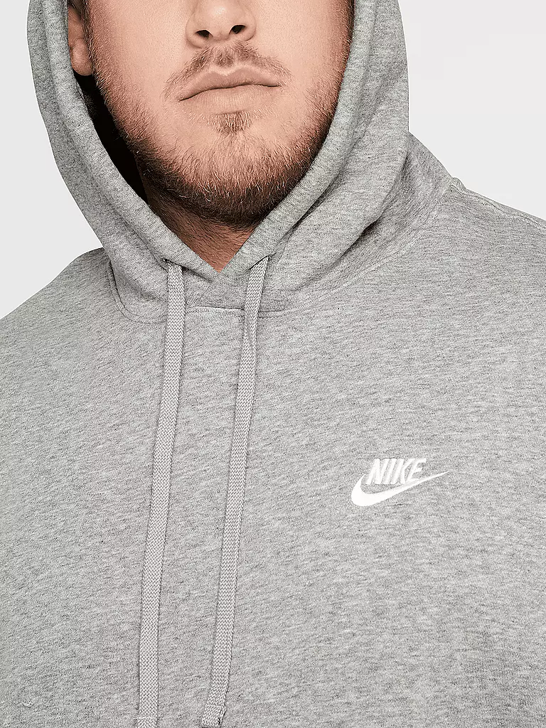 NIKE | Herren Hoodie Sportswear Club Fleece  | grau