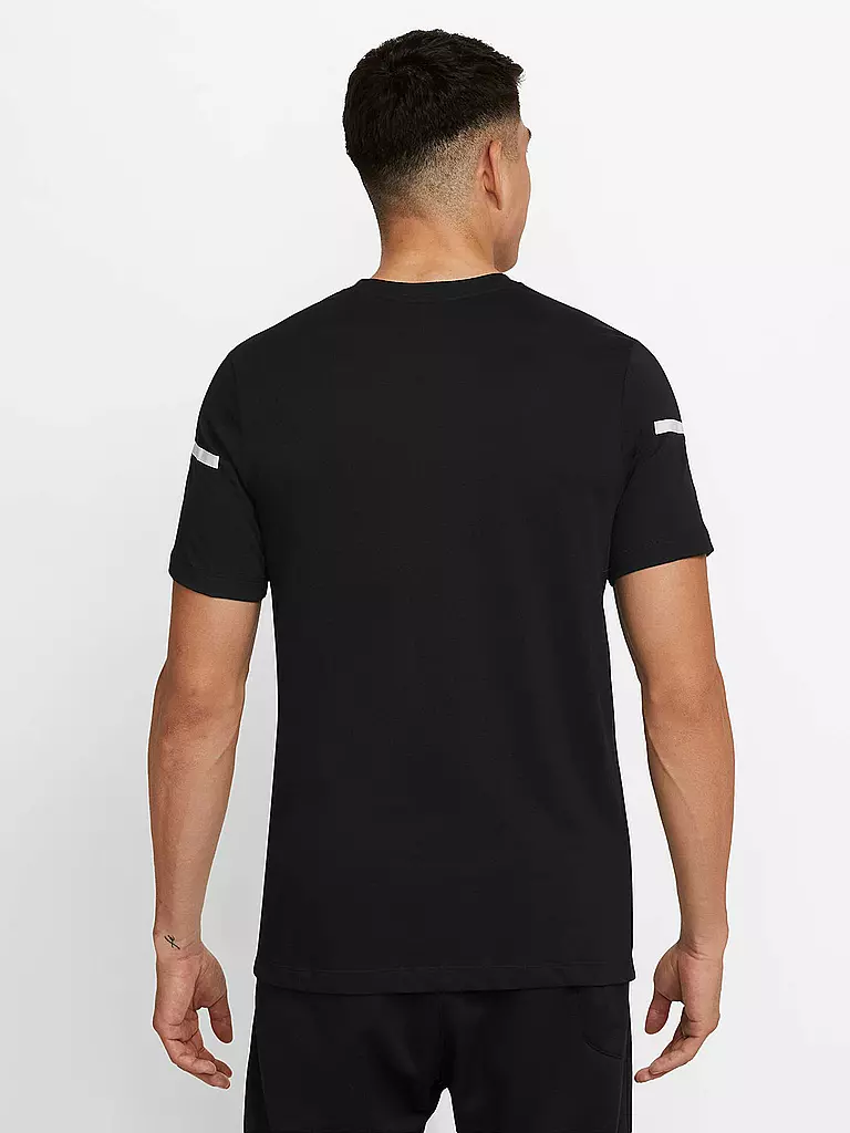 NIKE | Herren Laufshirt Dri-FIT Flash | schwarz