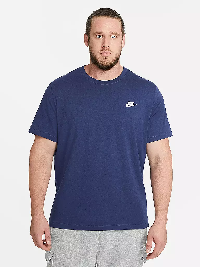 NIKE | Herren T-Shirt Nike Sportswear Club | dunkelblau