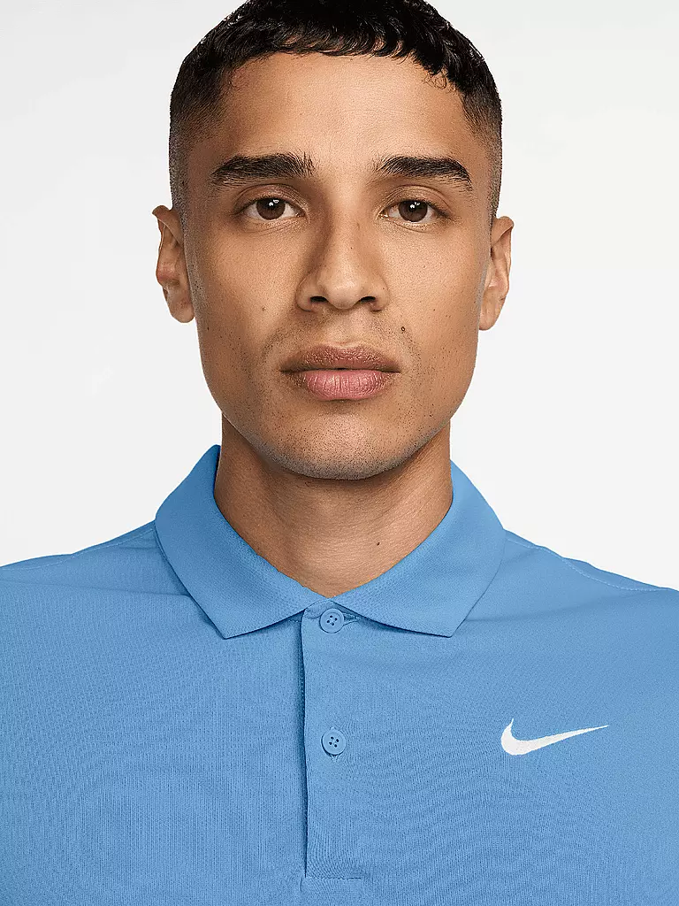 NIKE | Herren Tennispolo NikeCourt Dri-FIT | hellblau