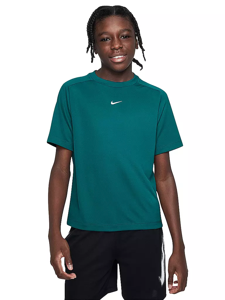 NIKE | Jungen Fitnessshirt Dri-FIT Multi+ | petrol