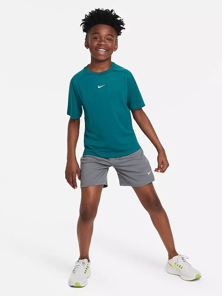 NIKE | Jungen Fitnessshirt Dri-FIT Multi+ | petrol