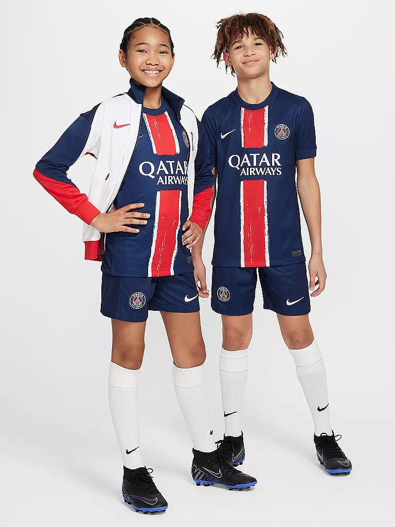 NIKE | Kinder Fußballtrikot Paris Saint-Germain Stadium Home | blau