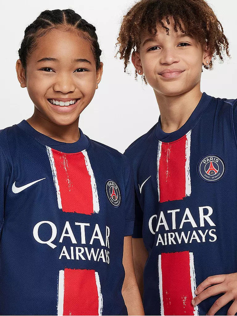 NIKE | Kinder Fußballtrikot Paris Saint-Germain Stadium Home | blau