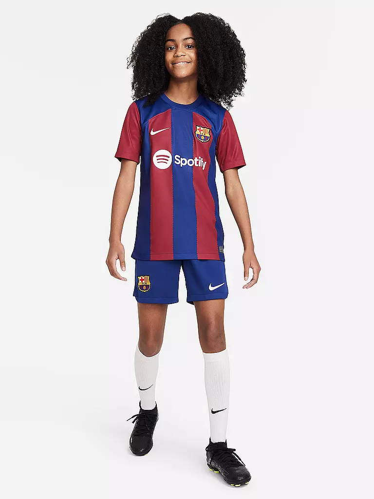 NIKE | Kinder Heimshort FC Barcelona 2023/24 Stadium | blau