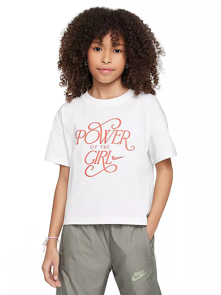 NIKE | Mädchen T-Shirt NSW Power | weiss