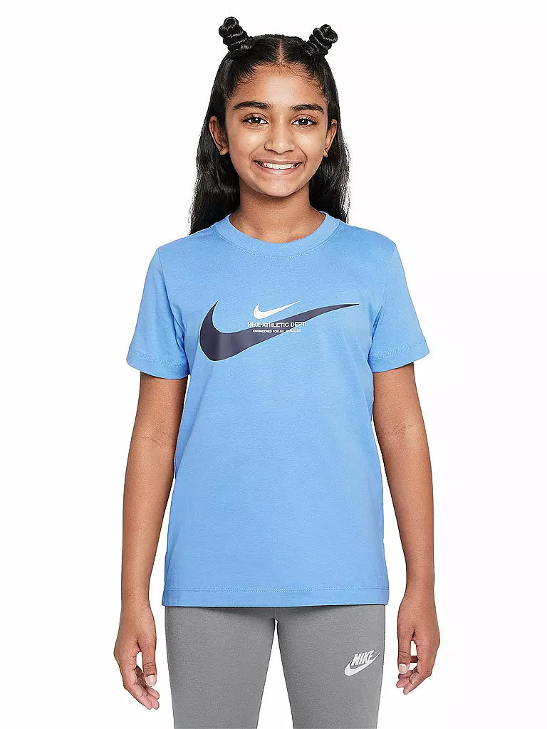 NIKE | Mädchen T-Shirt Sportswear Graphic | hellblau