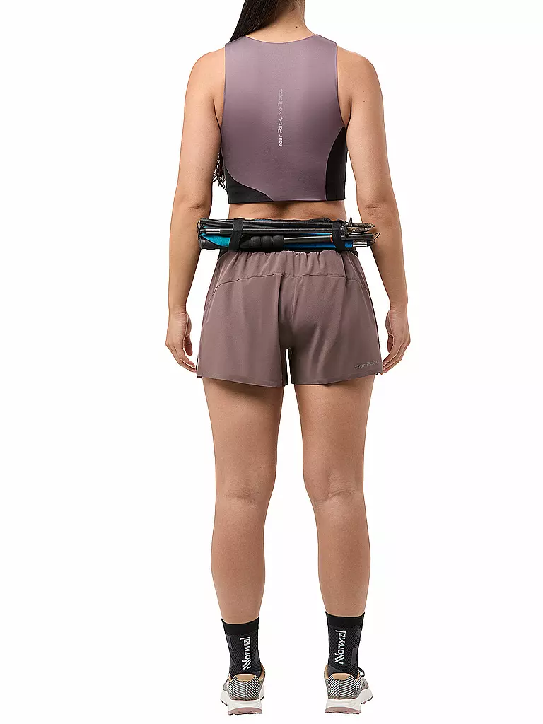 NNORMAL | Damen Laufshort Race | rosa