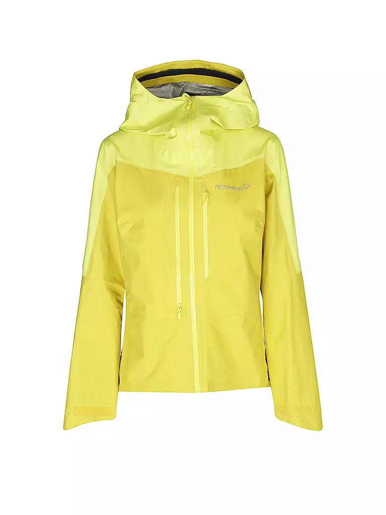 NORRØNA | Damen Wanderjacke falketind  Gore-Tex Paclite | gelb