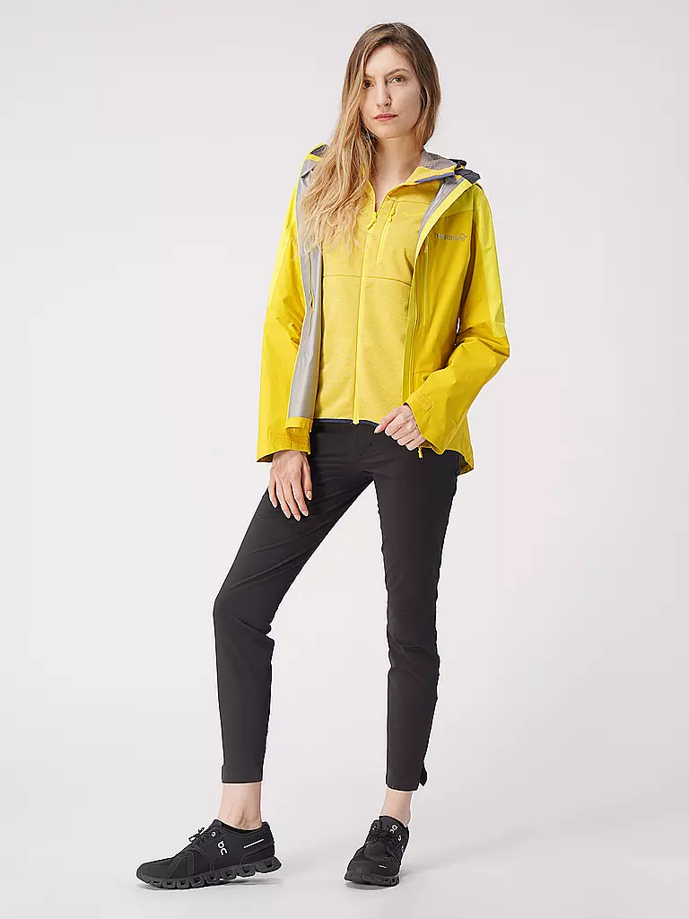 NORRØNA | Damen Wanderjacke falketind  Gore-Tex Paclite | gelb