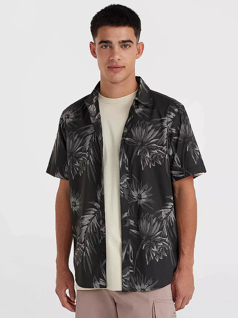 O'NEILL | Herren Beachhemd Mix and Match Floral | schwarz