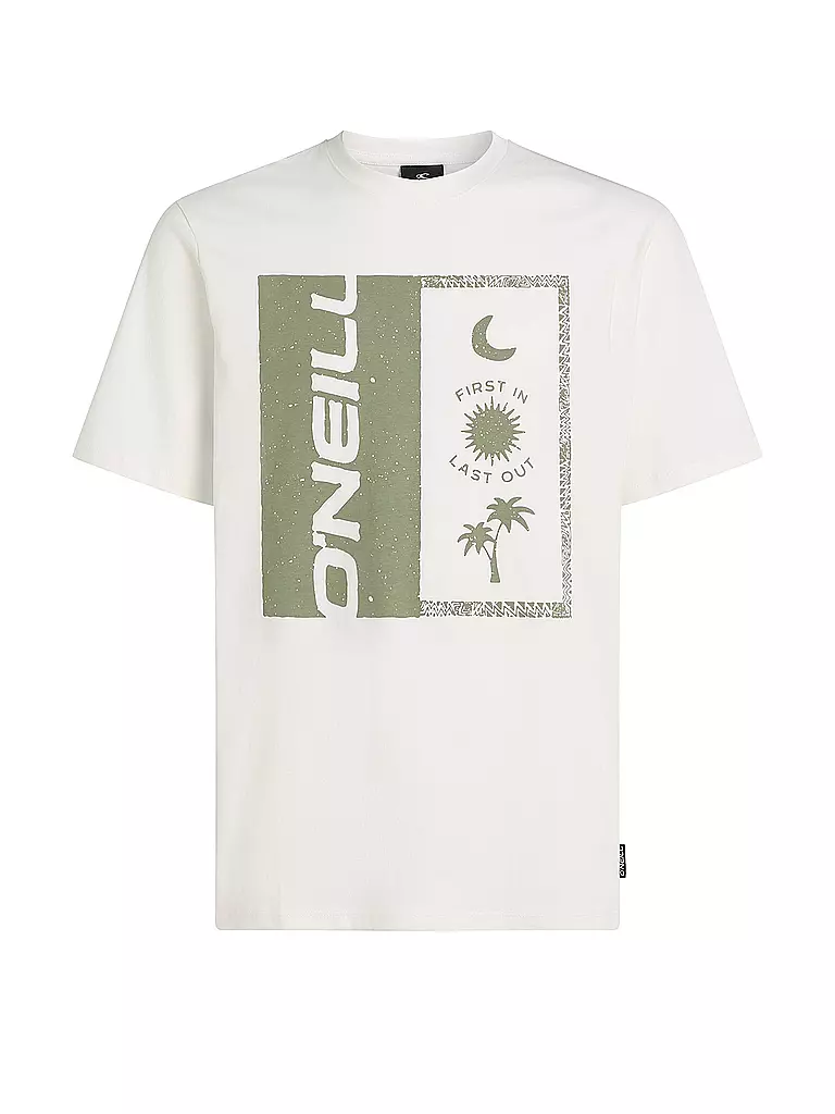 O'NEILL | Herren Beachshirt Front Print | weiss