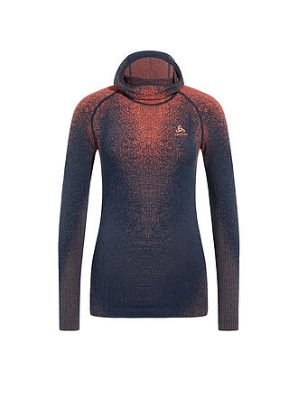 ODLO | Damen Unterziehshirt POW Blackcomb Base Layer mit Gesichtsschutz 