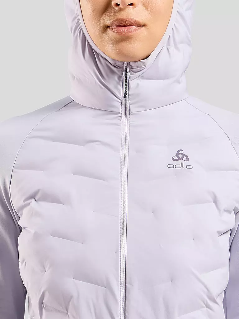 ODLO | Damen Laufjacke Zeroweight Insulator Hybrid Hoodie | lila