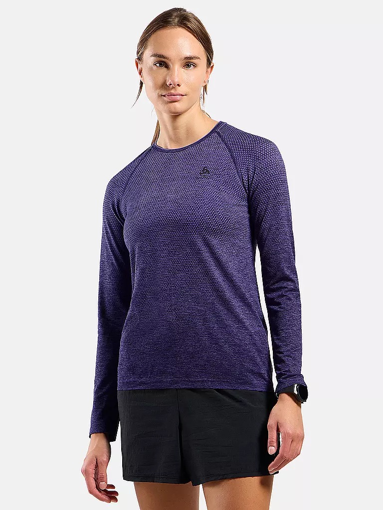 ODLO | Damen Laufshirt Essentials Seamless | lila