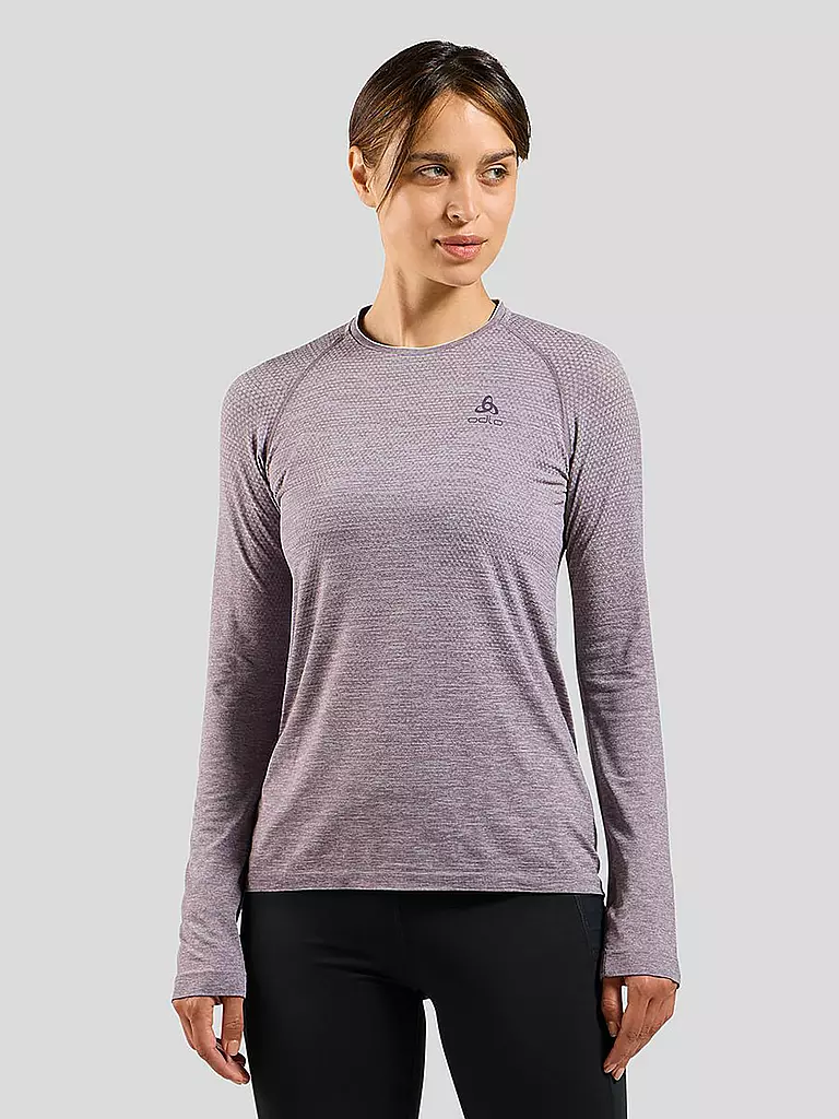 ODLO | Damen Laufshirt Essentials Seamless | lila