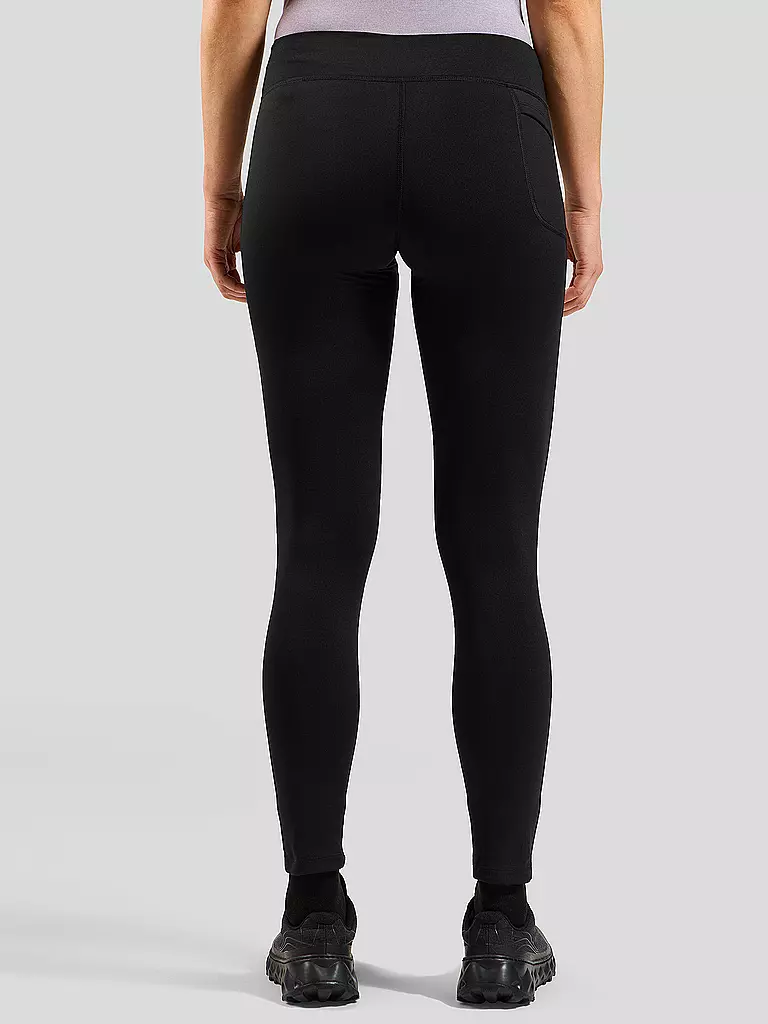 ODLO | Damen Lauftight Essentials Warm | schwarz