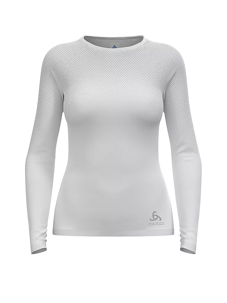 ODLO | Damen Laufwäsche Shirt Performance Light Base Layer  | weiss