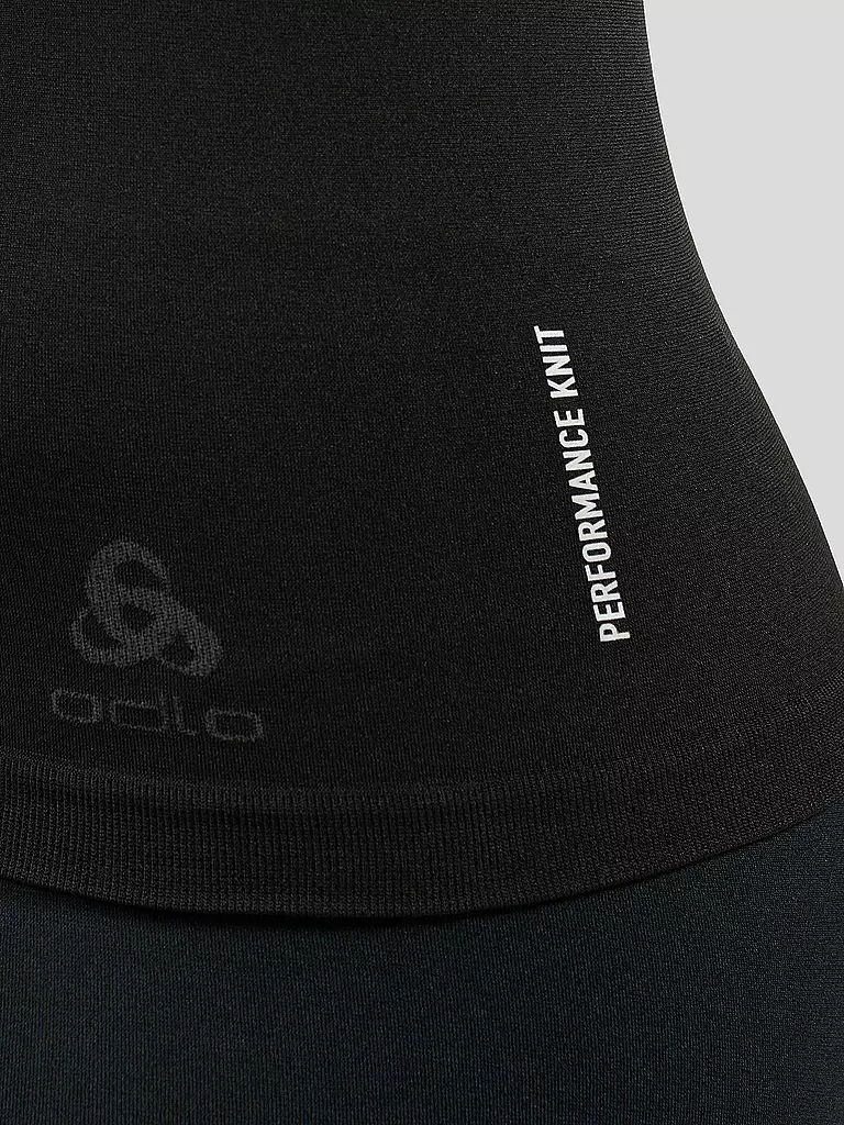 ODLO | Damen Laufwäsche Shirt Performance Light Base Layer  | schwarz