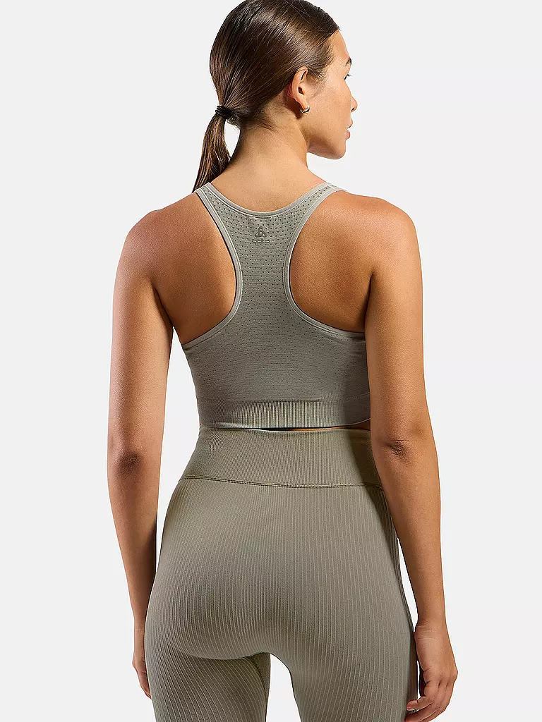 ODLO | Damen Sport-BH Seamless Medium Support | hellgrün