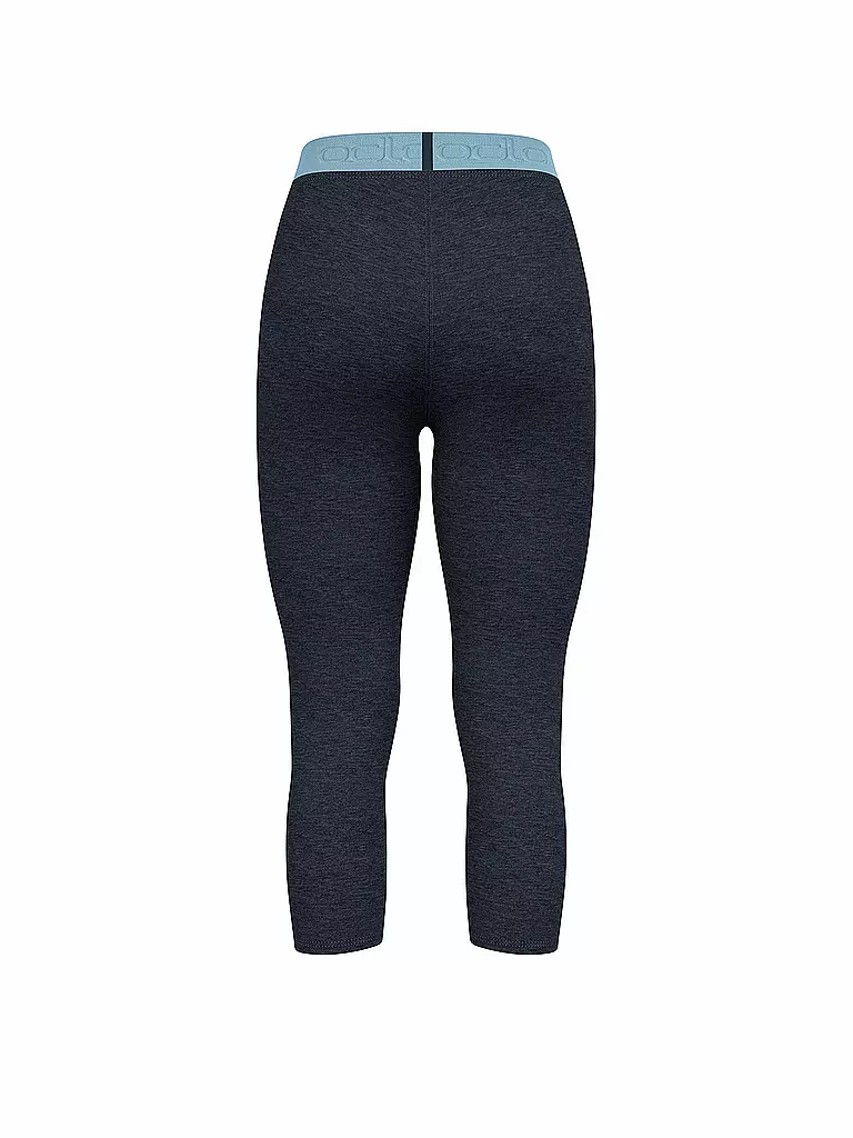 ODLO | Damen Unterzieh Tight Revelstoke Performance Wool Warm 3/4 | dunkelblau