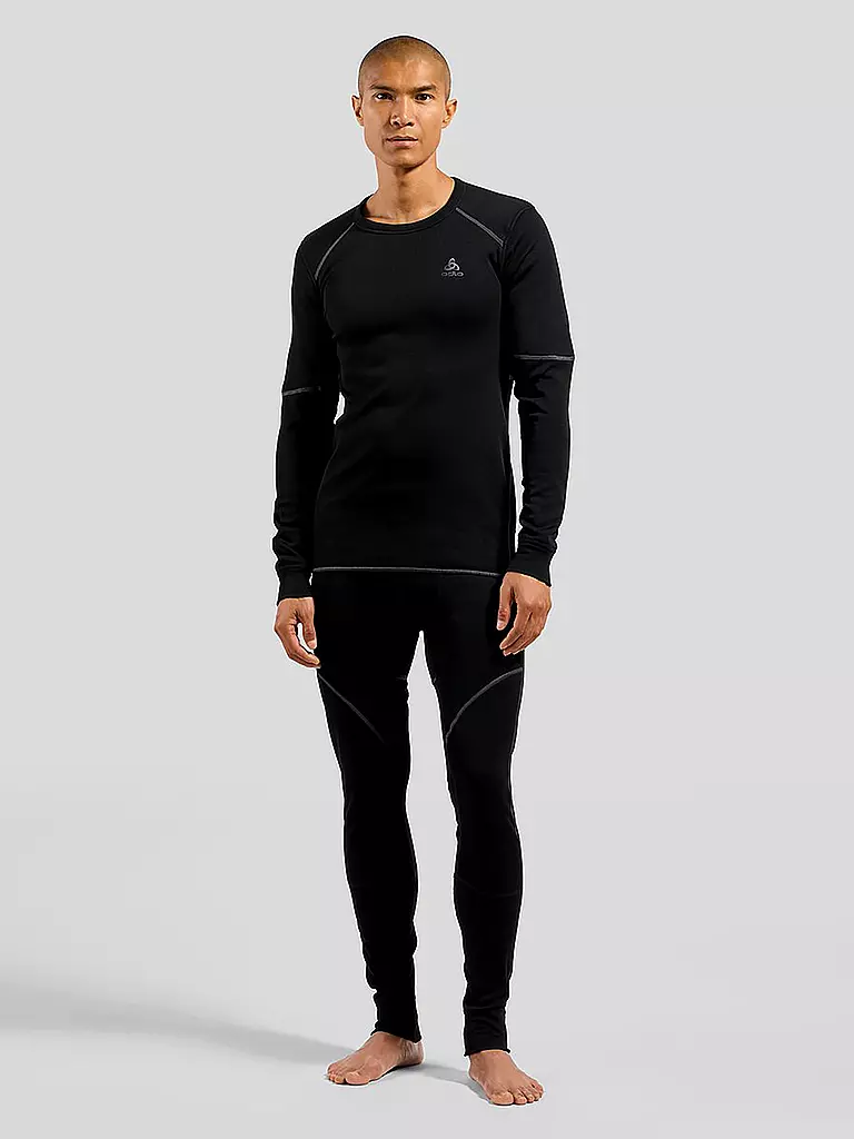 ODLO | Herren Funktionsshirt ACTIVE X-WARM ECO Base Layer | schwarz