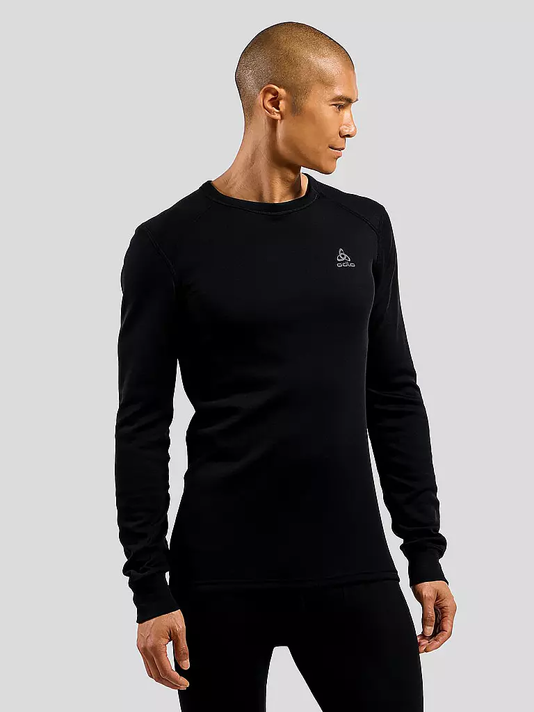 ODLO | Herren Funktionsshirt Herren ACTIVE WARM ECO Base Layer | schwarz