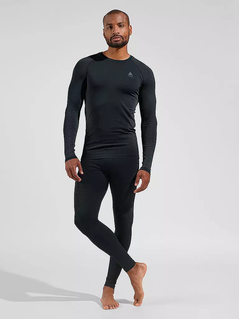 ODLO | Herren Funktionsshirt WARM ECO Baselayer | schwarz