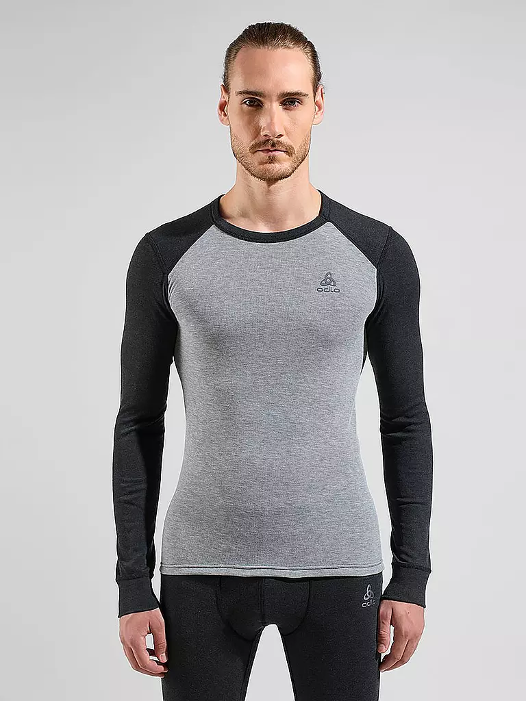 ODLO | Herren Funktionswäsche Set ACTIVE WARM ECO Base Layer | grau