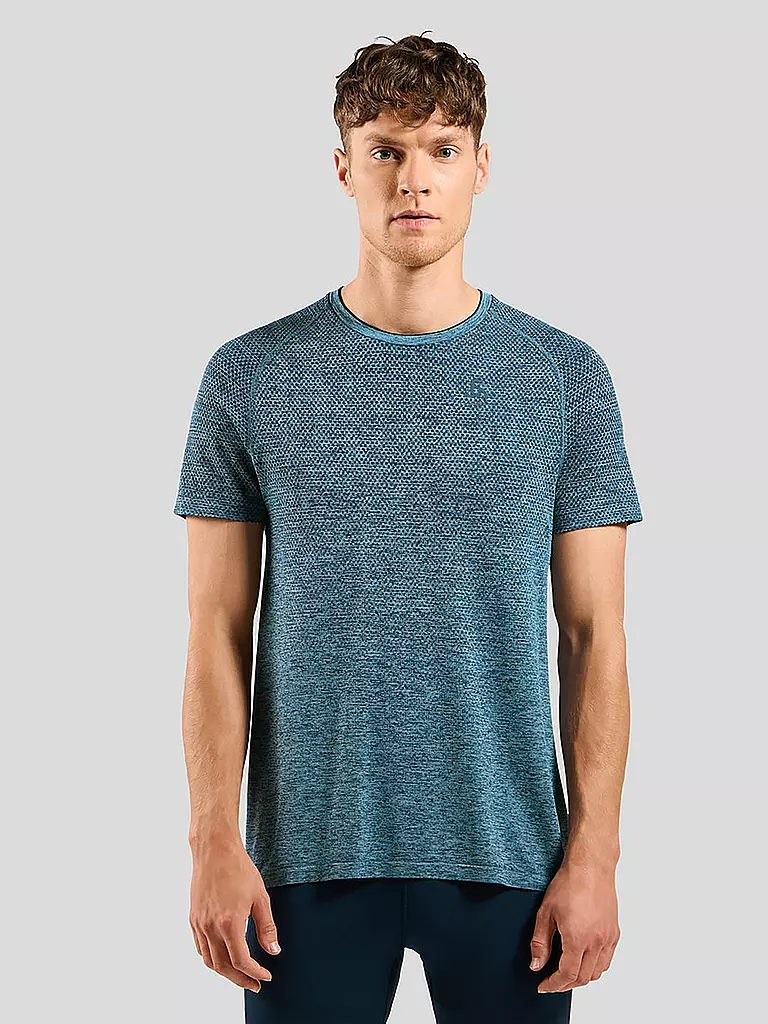 ODLO | Herren Laufshirt Essentials Seamless | blau