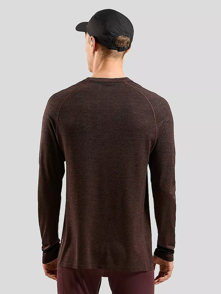 ODLO | Herren Laufshirt Essentials Seamless | dunkelrot