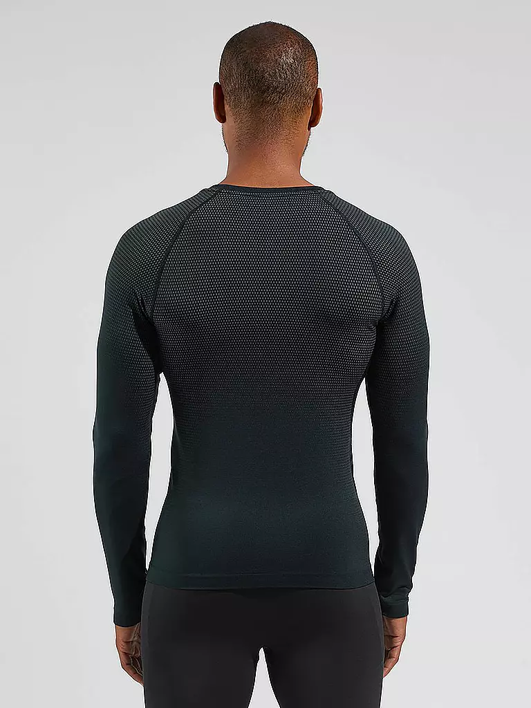 ODLO | Herren Laufwäsche Shirt Performance Light Base Layer  | schwarz