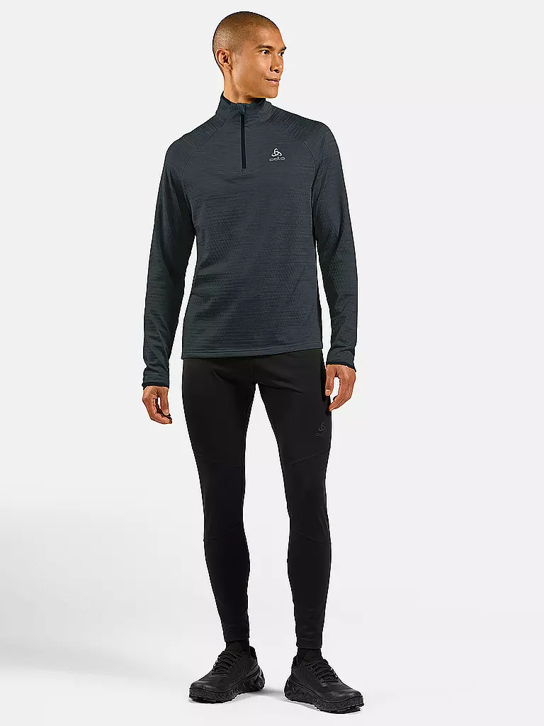 ODLO | Herren Ski Unterziehen Millennium Element 1/2 Zip | schwarz