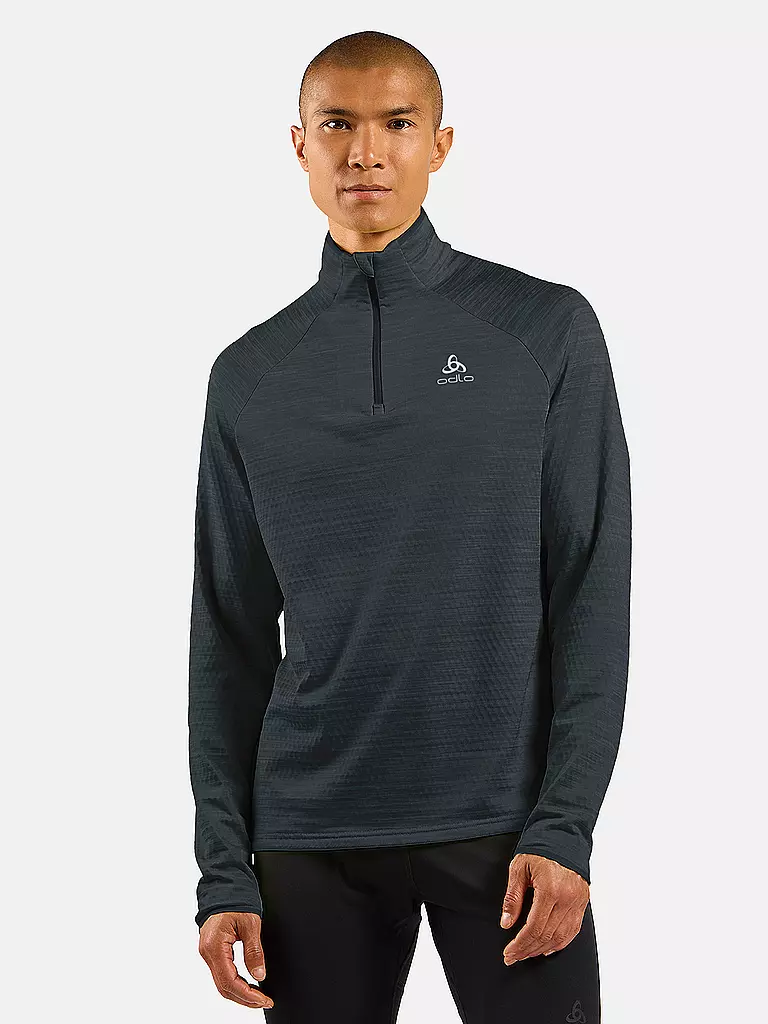 ODLO | Herren Ski Unterziehen Millennium Element 1/2 Zip | schwarz