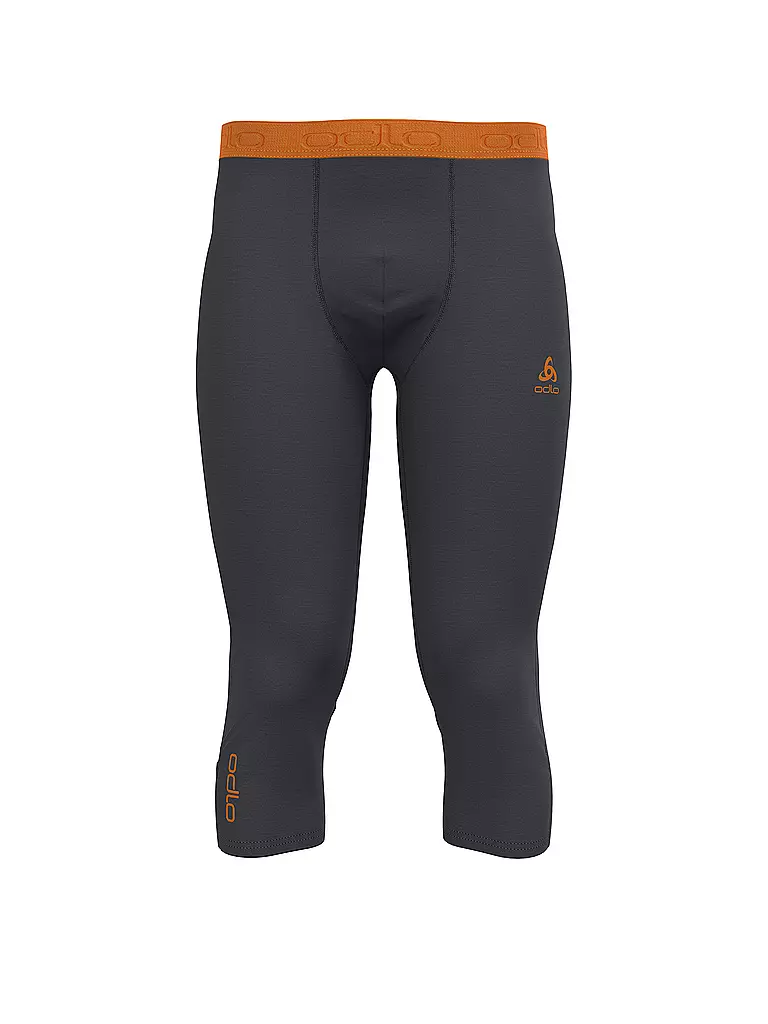 ODLO | Herren Unterzieh Hose Revelstoke Performance Wool 150 3/4 | grau