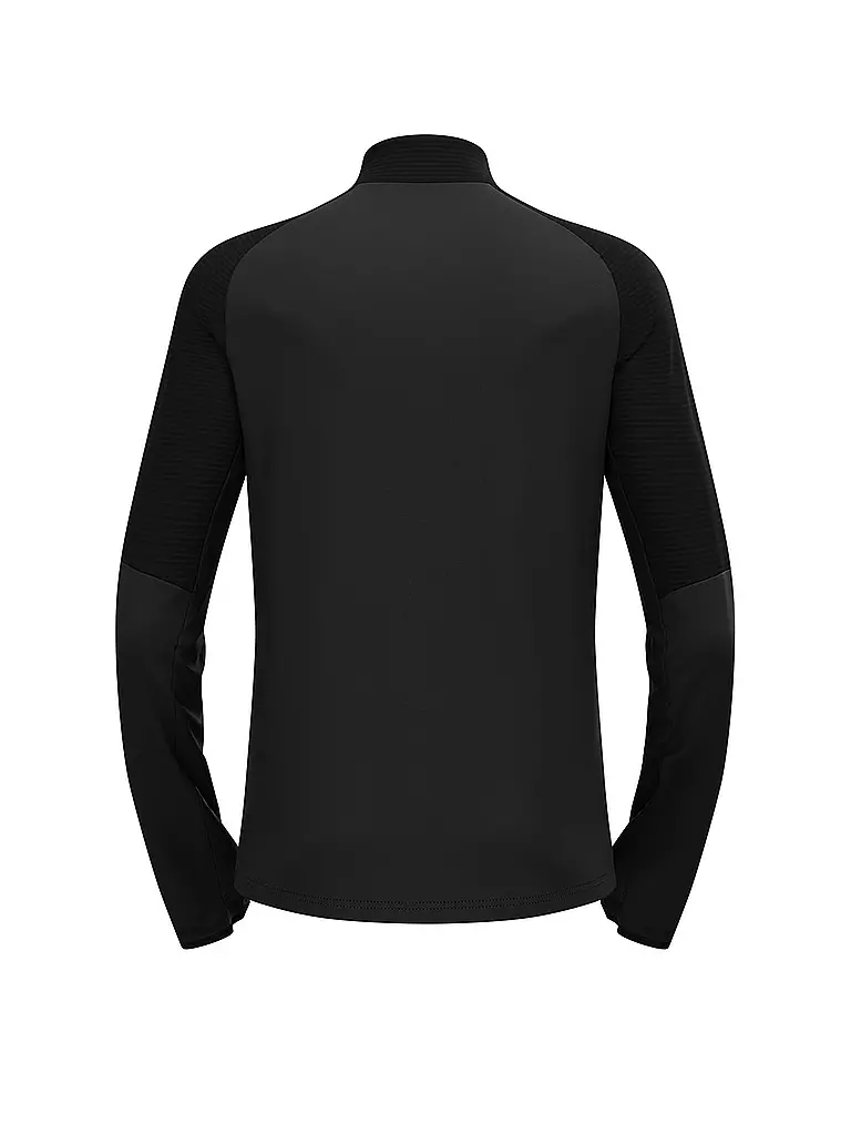 ODLO | Herren Unterzieh Zipshirt Descent Ceramiwarm | schwarz