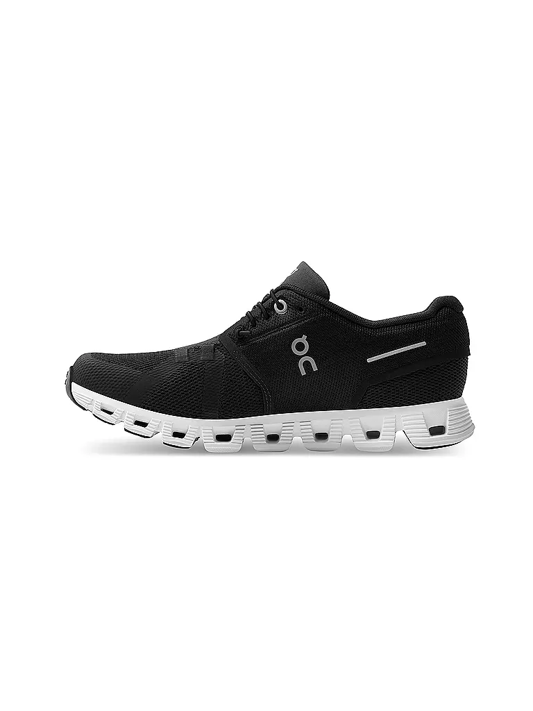 ON | Damen Freizeitschuhe Cloud 5 BLACK / WHITE | schwarz