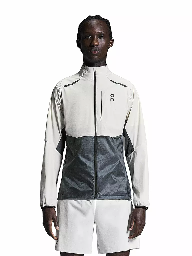 ON | Herren Laufjacke Weather | silber