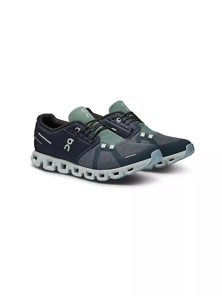 ON | Herren Laufschuhe Cloud 5 MIDNIGHT NAVY | blau