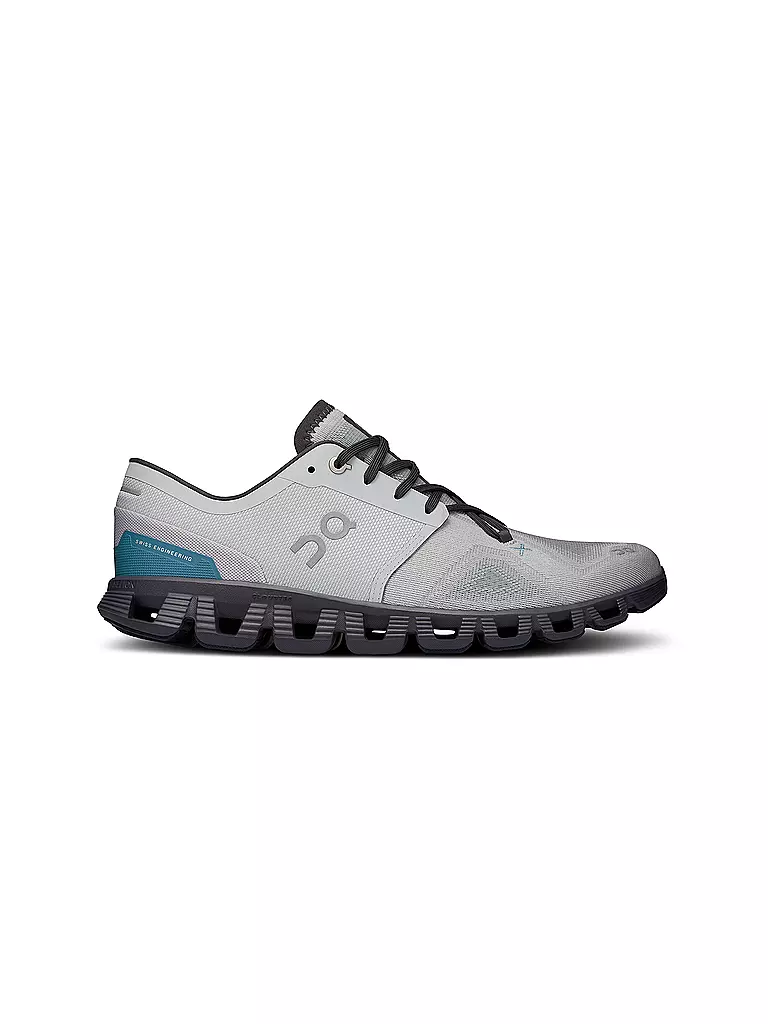 ON | Herren Laufschuhe Cloud X 3 GLACIER IRON | grau