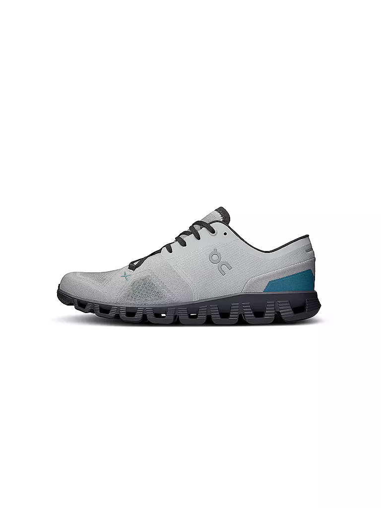 ON | Herren Laufschuhe Cloud X 3 GLACIER IRON | grau