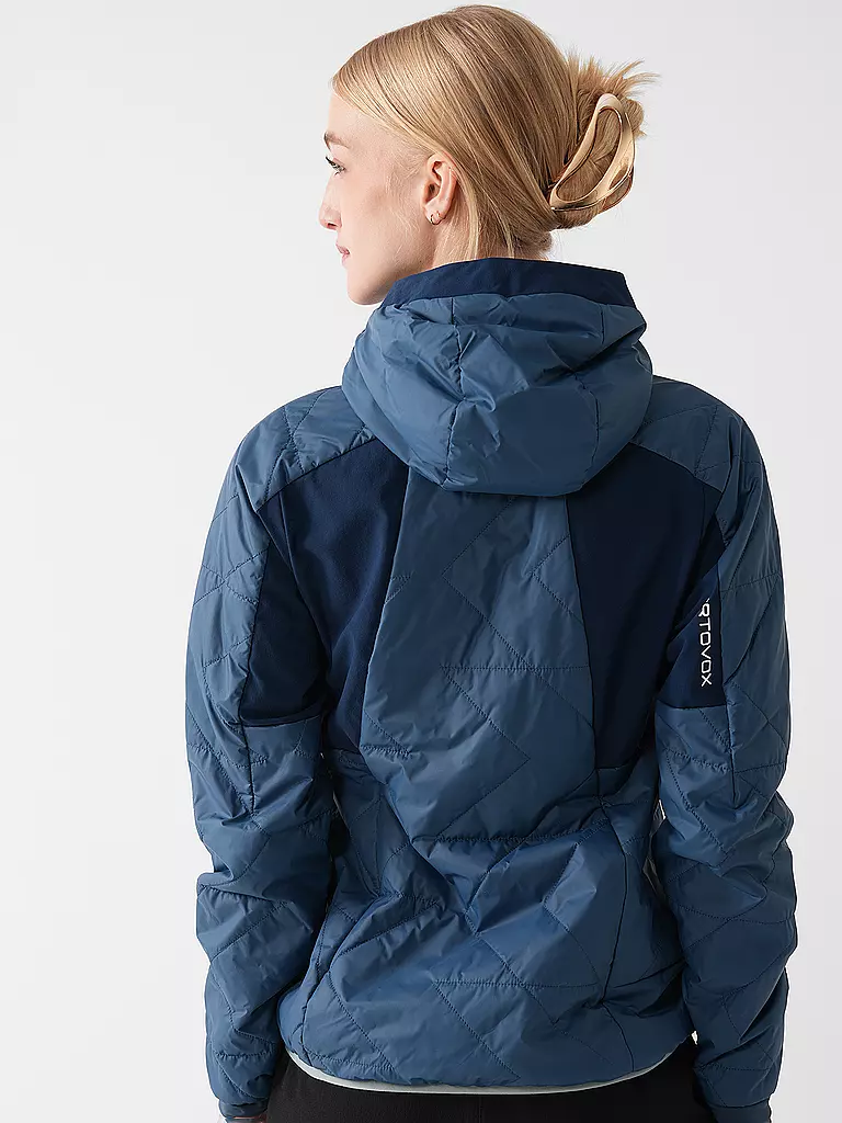 ORTOVOX | Damen Isojacke Piz Boé Swisswool | blau