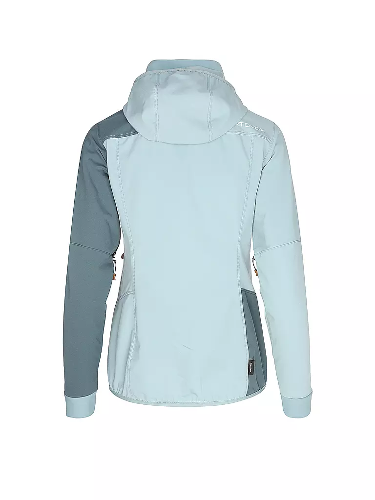 ORTOVOX | Damen Softshelljacke Col Becchei Hoodie | hellblau