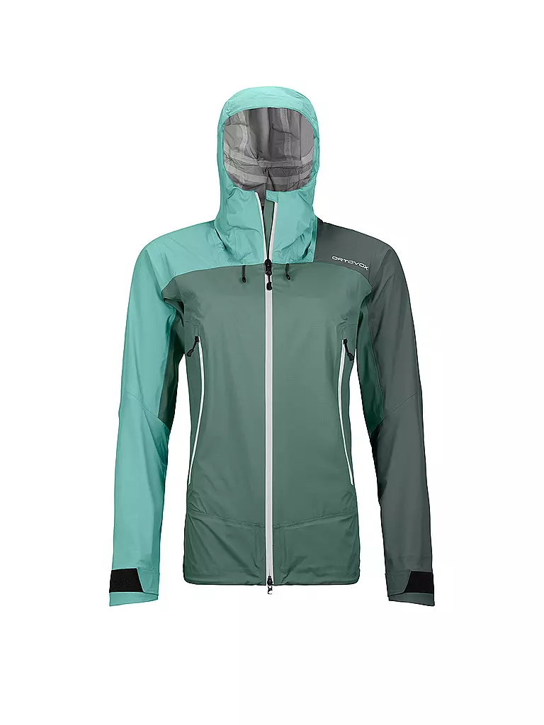 ORTOVOX | Damen Tourenjacke Westalpen 3L Light | dunkelgrün