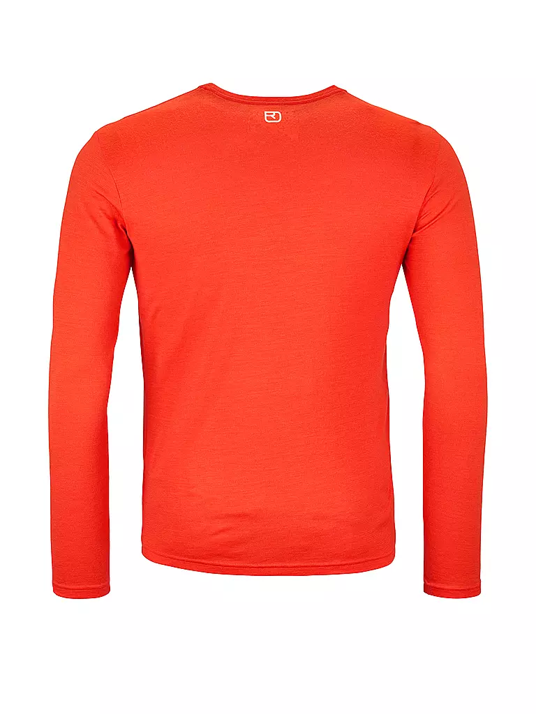 ORTOVOX | Herren Funktionsshirt 185 Merino Brand Outline | orange